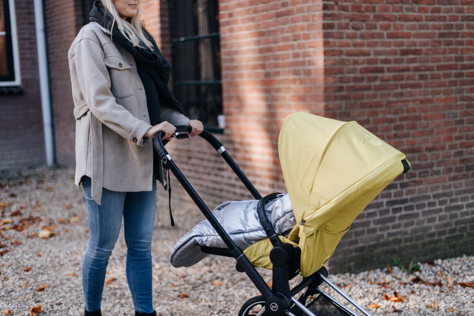 Cozy up with the Cybex footmuffs